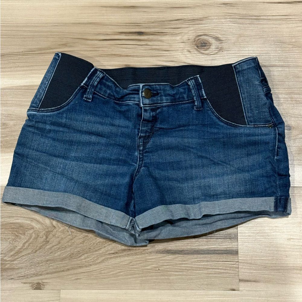 Isabel Maternity Midi Jean Shorts Women’s 8